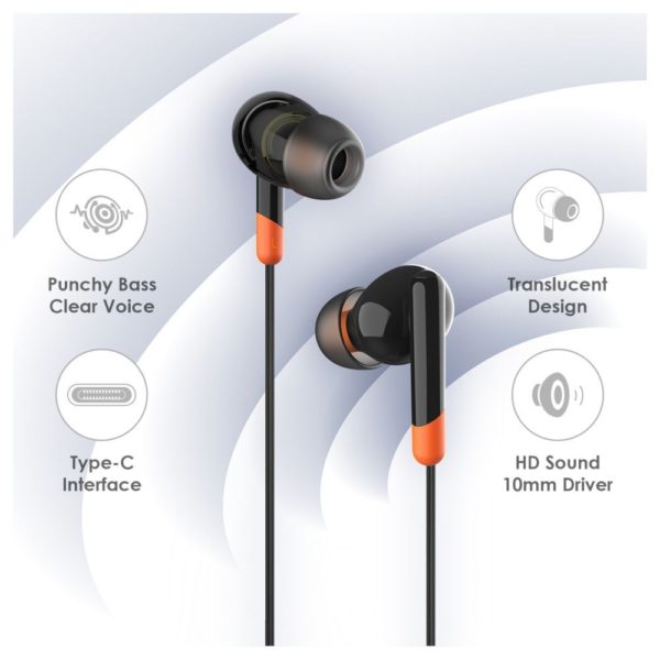 Type-C Itel IEP-41 In-Ear Wired Earphone - Image 3